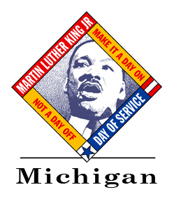 MLK Day Michigan Logo